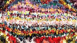 Second of 'reflets &mdash; paint synthesiser classic &mdash; 3.5 collection scribblers 4'.