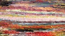 Sixth of 'reflets &mdash; paint synthesiser classic &mdash; 3.5 collection scribblers 4'.