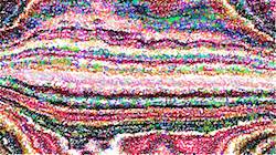 Third of 'reflets &mdash; paint synthesiser classic &mdash; 4.0 collection sketch 1'.