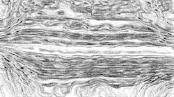 Eighth of 'reflets &mdash; paint synthesiser classic &mdash; 4.0 collection sketch 1'.