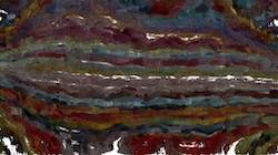 Seventh of 'reflets &mdash; paint synthesiser classic &mdash; 3.5 collection sketch 3'.