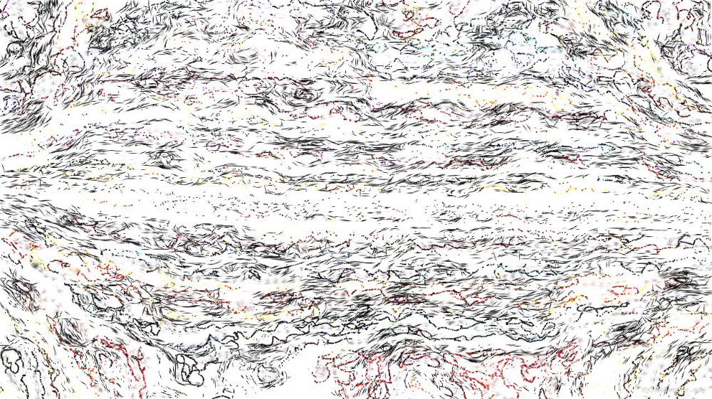 Image 'reflets &mdash; paint action sequence &mdash; sketch 1 1'.
