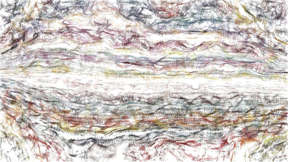 Image 'reflets &mdash; paint action sequence &mdash; sketch 1 7'.