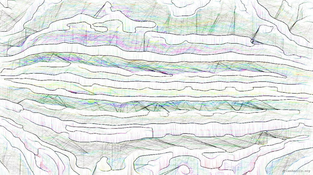 Image 'reflets &mdash; msg &mdash; processing effects 0 sketchy 1 3'.