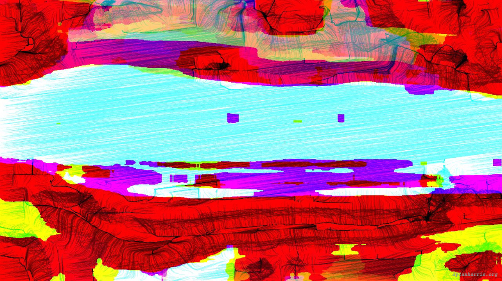 Image 'reflets &mdash; msg &mdash; processing effects 0 sketchy 3 1'.