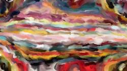 Second of 'reflets &mdash; paint synthesiser classic &mdash; 3.0 collection smeary paints 1'.