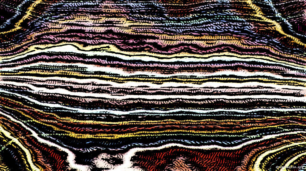 Image 'reflets &mdash; paint action sequence &mdash; screen print ideas 1 4'.