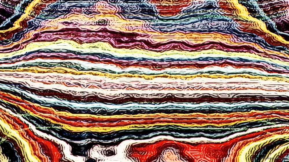 Image 'reflets &mdash; paint action sequence &mdash; screen print ideas 2 5'.