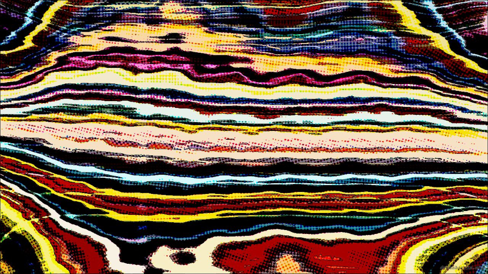 Image 'reflets &mdash; paint action sequence &mdash; screen print ideas 3 1'.