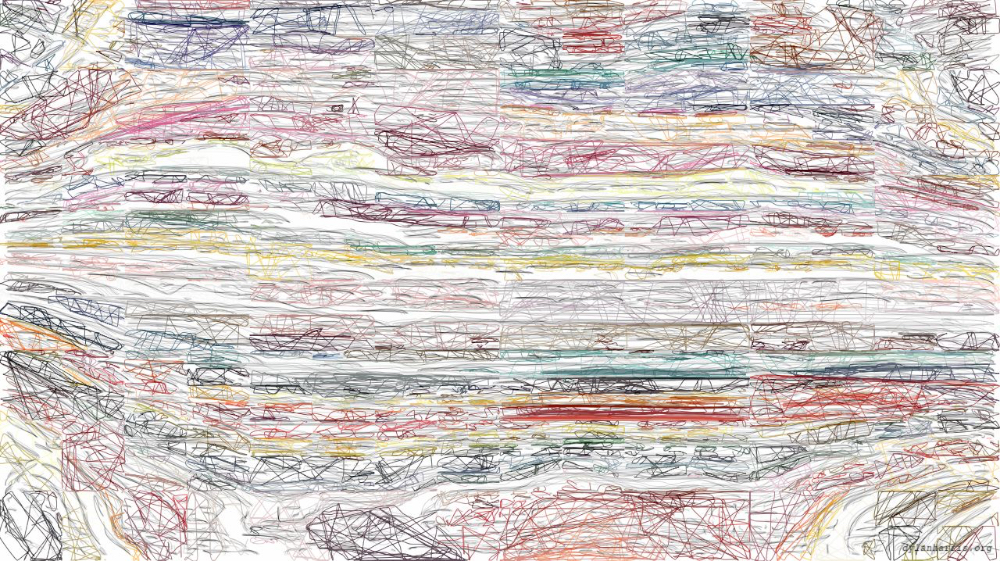 Image 'reflets &mdash; paint action sequence &mdash; sketch renditions 2 1'.