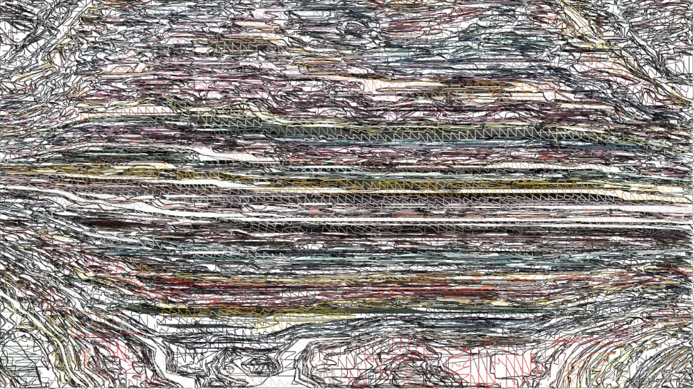 Image 'reflets &mdash; paint action sequence &mdash; sketch renditions 3 2'.