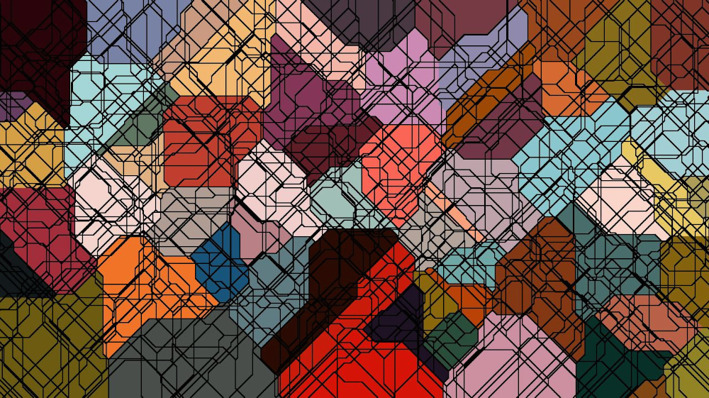 Image 'reflets &mdash; image operation &mdash; default source abstraction 2 5'.