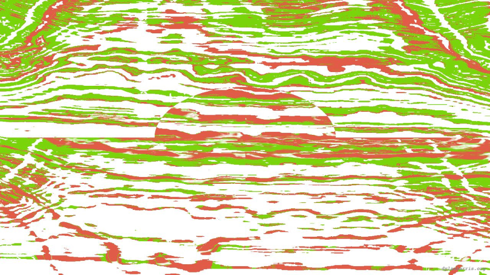 Image 'reflets &mdash; msg &mdash; processing effects 1 source abstract 3'.