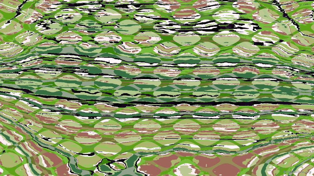 Image 'reflets &mdash; msg &mdash; processing effects 1 source grid 3'.