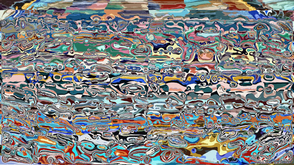 Image 'reflets &mdash; paint action sequence &mdash; src processing 2 1'.
