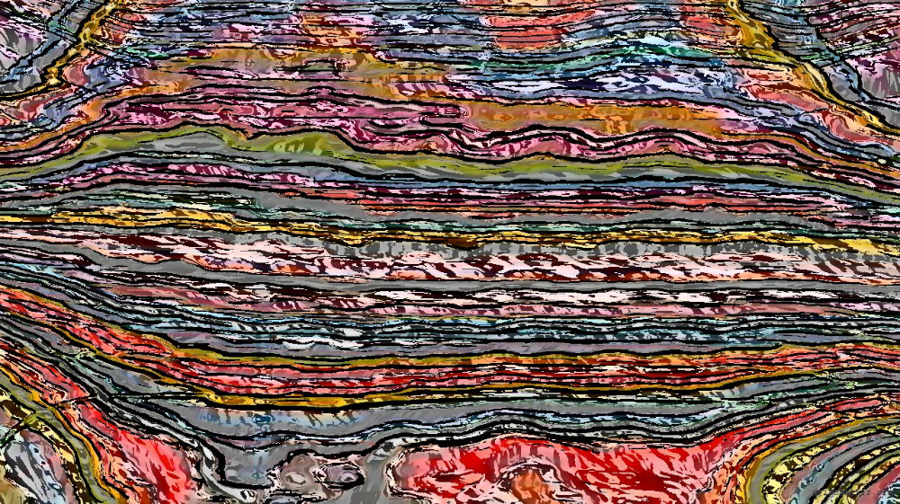 Image 'reflets &mdash; paint action sequence &mdash; src processing 2 8'.