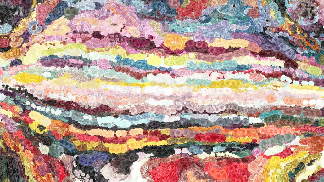 Image 'reflets &mdash; paint synthesiser classic &mdash; 3.5 collection strokes 6 6'.