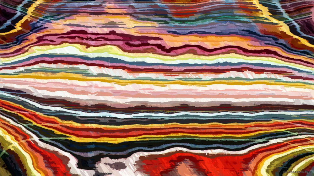 Image 'reflets &mdash; paint action sequence &mdash; stylised 1 4'.