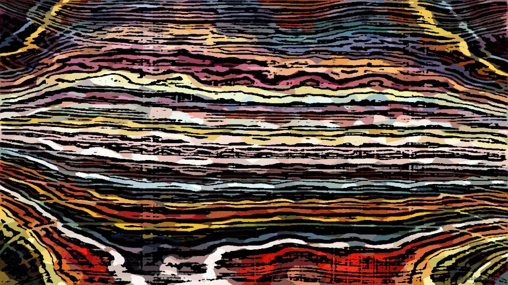 Image 'reflets &mdash; paint action sequence &mdash; stylised 2 5'.