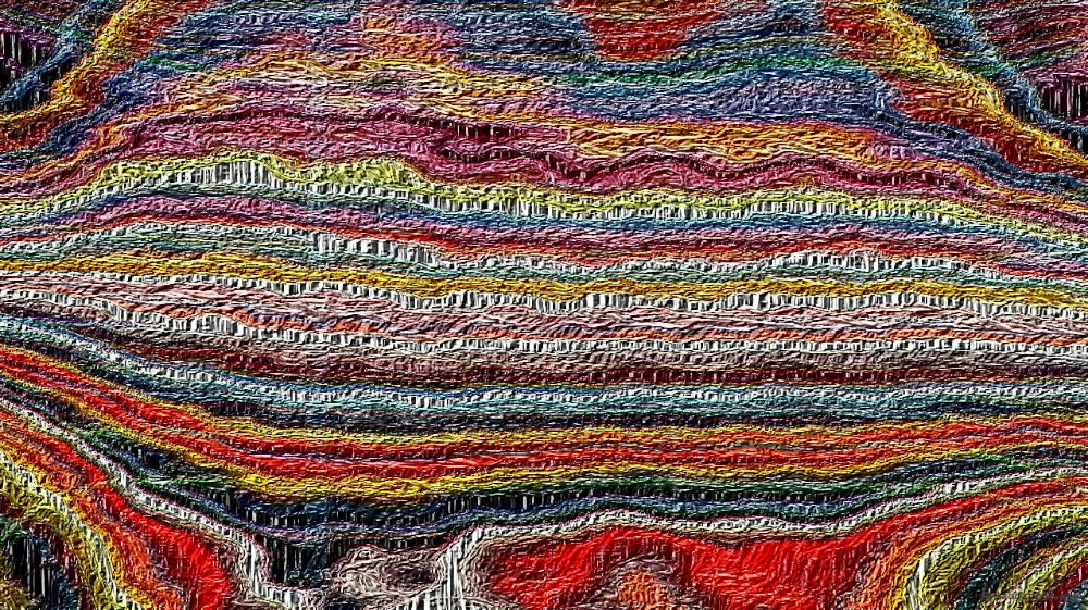 Image 'reflets &mdash; paint action sequence &mdash; stylised 2 8'.