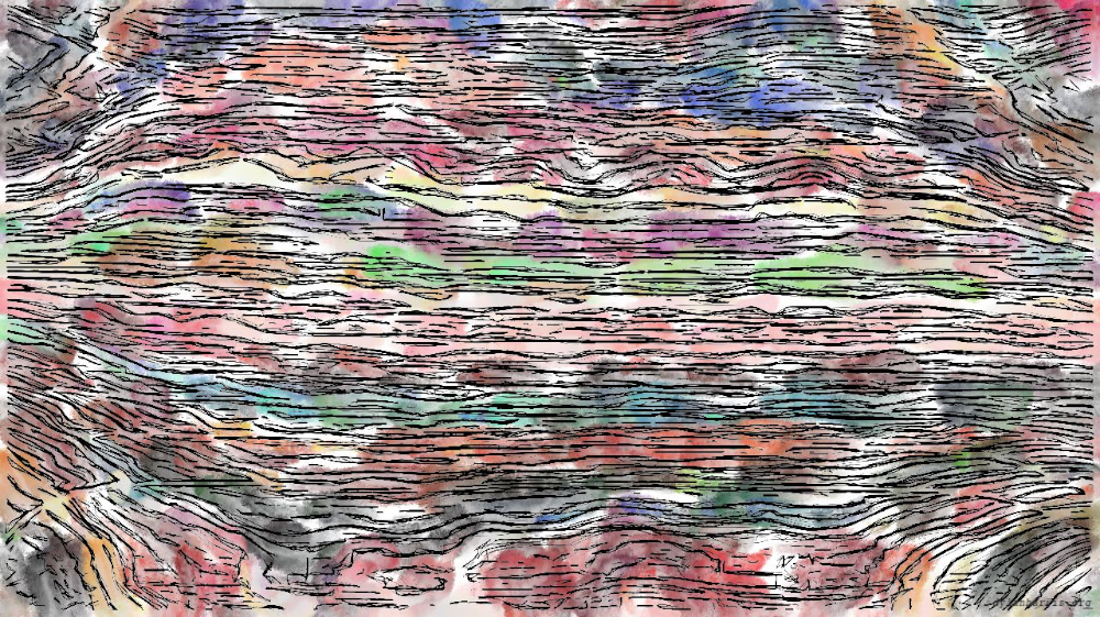 Image 'reflets &mdash; paint action sequence &mdash; skylistic 3 4'.