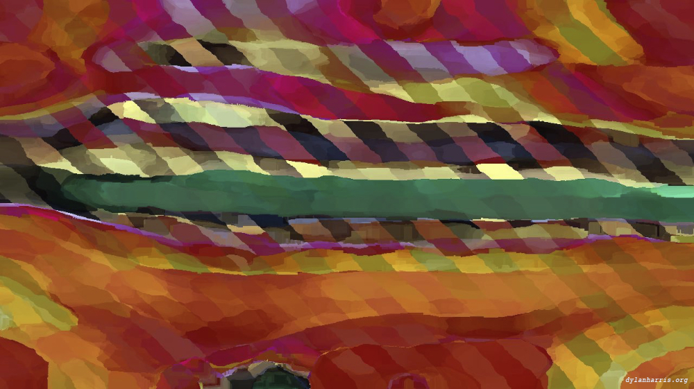 Image 'reflets &mdash; msg &mdash; processing effects 1 source very abstract 2 2'.