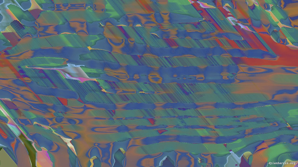 Image 'reflets &mdash; msg &mdash; processing effects 1 source very abstract 2 4'.