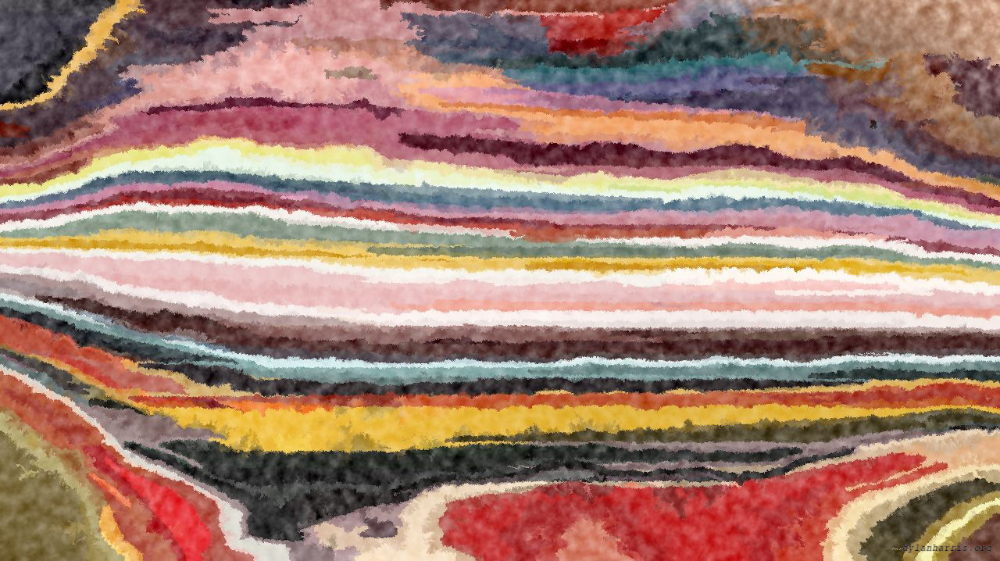 Image 'reflets &mdash; paint action sequence &mdash; soft watercolour 4'.