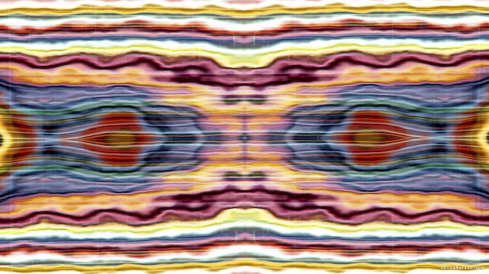 Image 'reflets &mdash; paint action sequence &mdash; symmetry 1 8'.