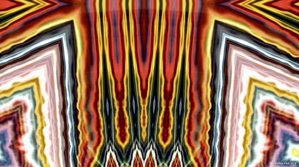 Image 'reflets &mdash; paint action sequence &mdash; symmetry 2 3'.