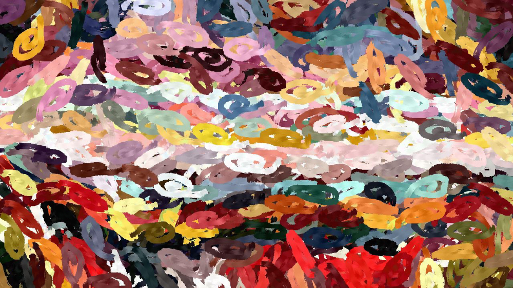 Image 'reflets &mdash; paint synthesiser classic &mdash; wacom tablet demo 2 1'.