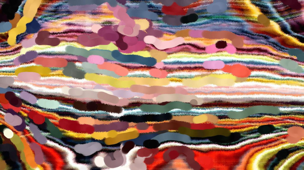 Image 'reflets &mdash; dualmode paint &mdash; default test 1 4 3'.