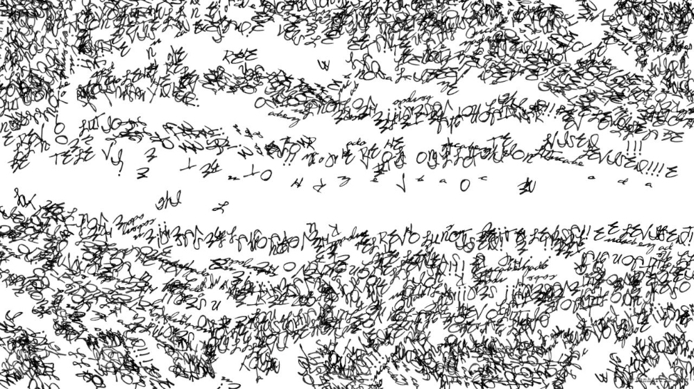 Image 'reflets &mdash; paint action sequence &mdash; text render 3'.