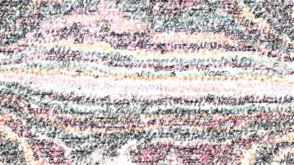 Image 'reflets &mdash; paint action sequence &mdash; text render 6'.