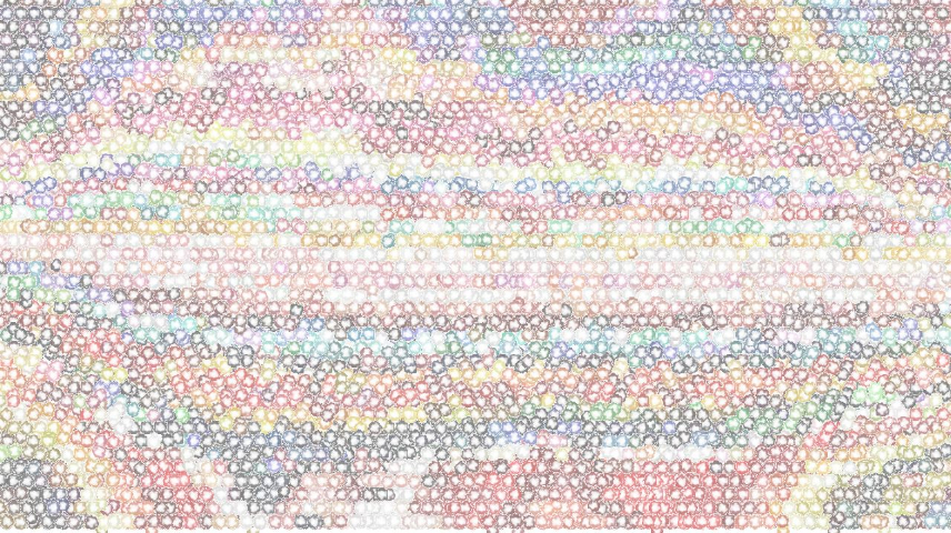 Image 'reflets &mdash; paint synthesiser classic &mdash; speciality tiling 3 3'.