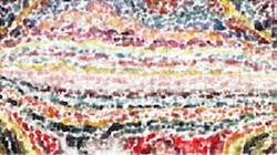 Fourth of 'reflets &mdash; paint synthesiser classic &mdash; speciality tiling 3'.