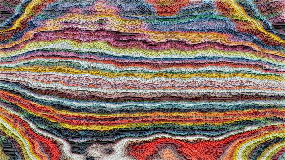 Image 'reflets &mdash; paint action sequence &mdash; textured surface simulations 1 7'.