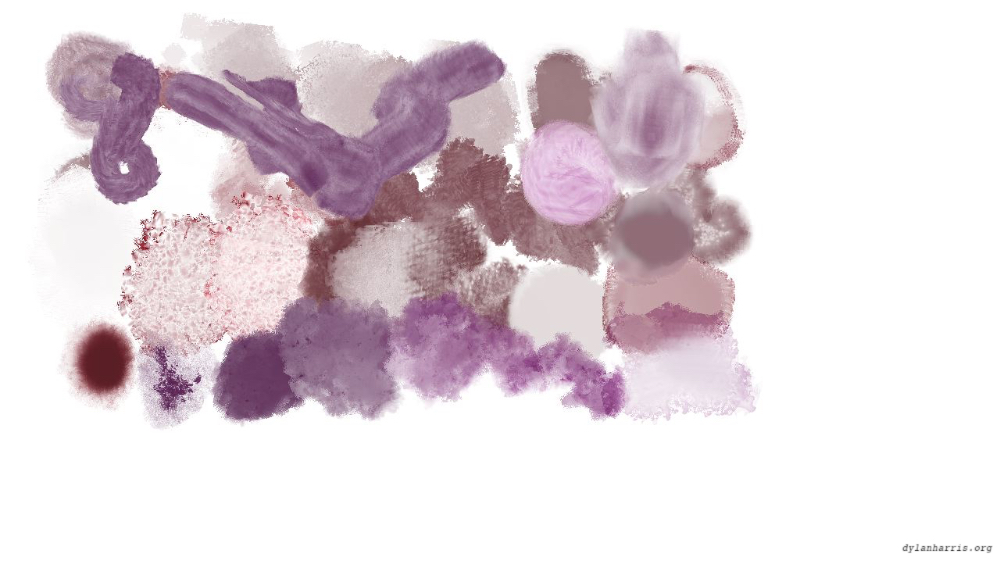 Image 'reflets &mdash; paint action sequence &mdash; torture test 1 8'.