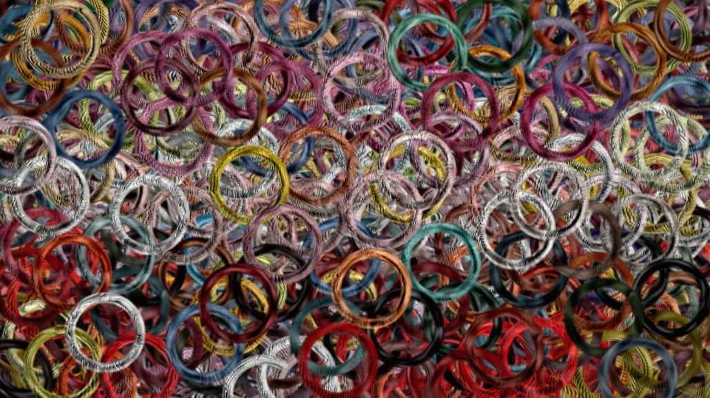 Image 'reflets &mdash; paint synthesiser classic &mdash; 2.0 collection tubular strokes 3'.