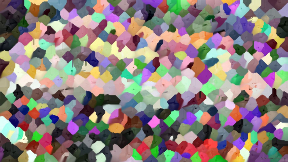 Image 'reflets &mdash; paint action sequence &mdash; use layers 3'.