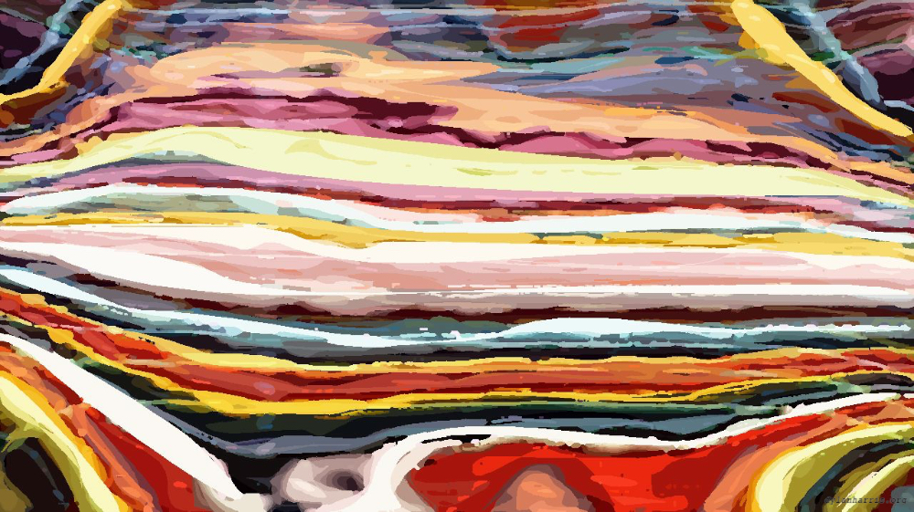 Image 'reflets &mdash; paint action sequence &mdash; vector 1 6'.