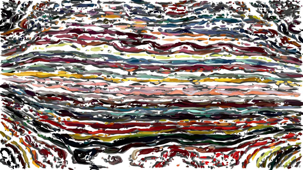 Image 'reflets &mdash; paint action sequence &mdash; vector 2 6'.