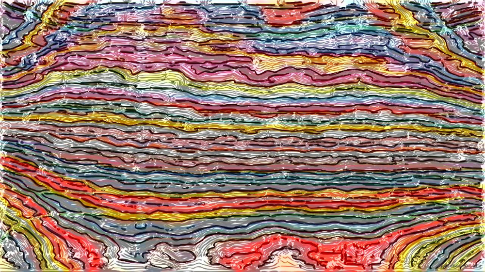 Image 'reflets &mdash; paint action sequence &mdash; vector 2 7'.