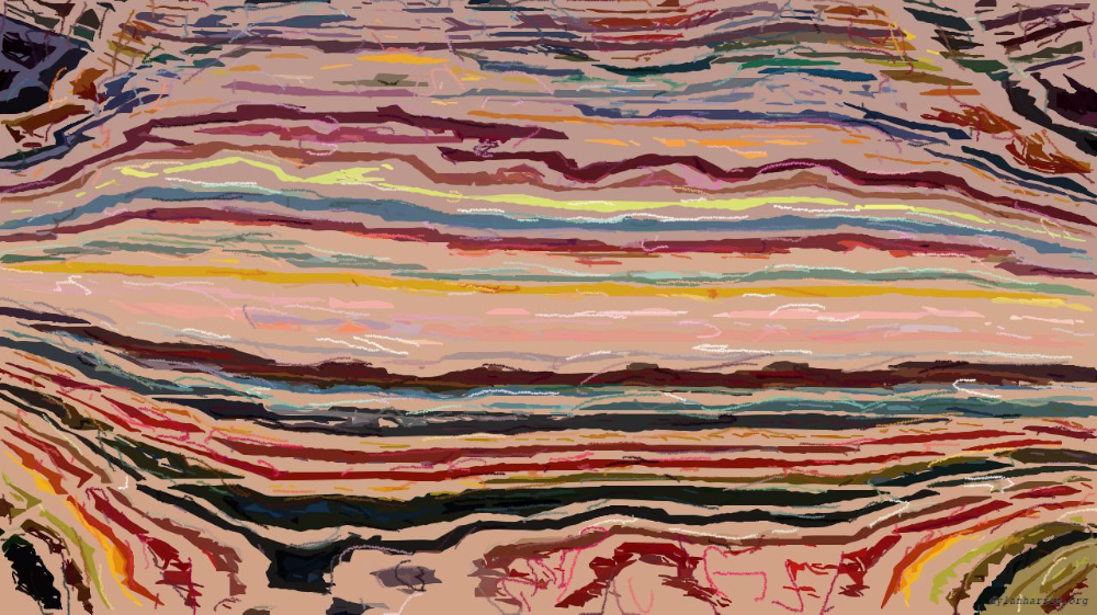 Image 'reflets &mdash; paint action sequence &mdash; vector 3 2'.