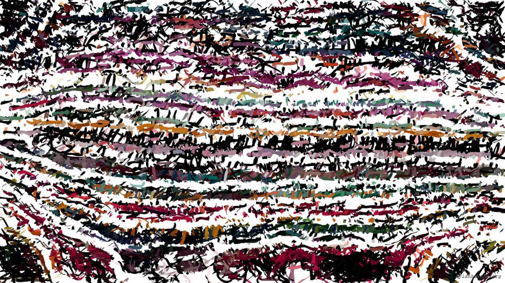 Image 'reflets &mdash; paint action sequence &mdash; vector 3 3'.