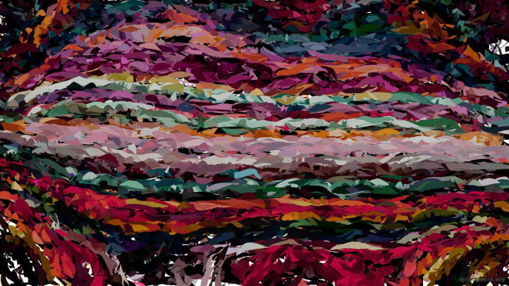 Image 'reflets &mdash; paint action sequence &mdash; vector 3 4'.