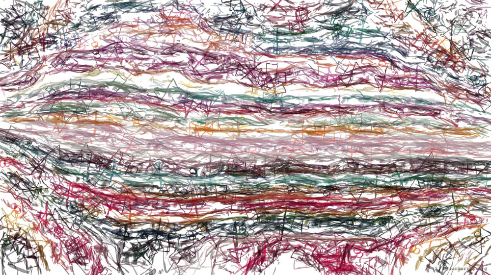 Image 'reflets &mdash; paint action sequence &mdash; vector 3 6'.