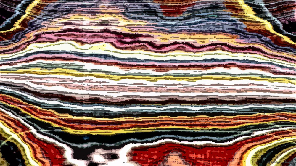 Image 'reflets &mdash; paint action sequence &mdash; vector colour 5'.