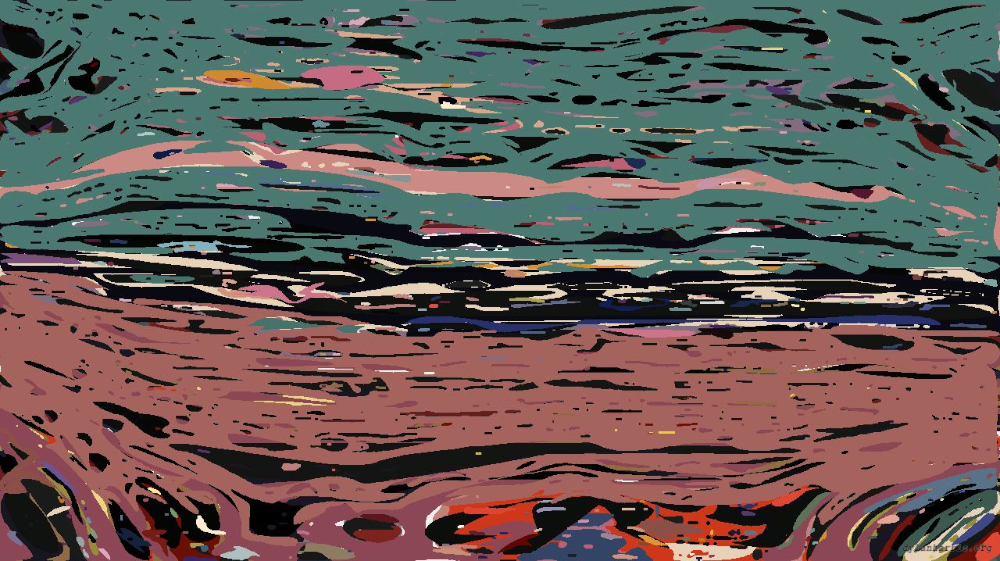 Image 'reflets &mdash; paint action sequence &mdash; vector efx 1 4'.