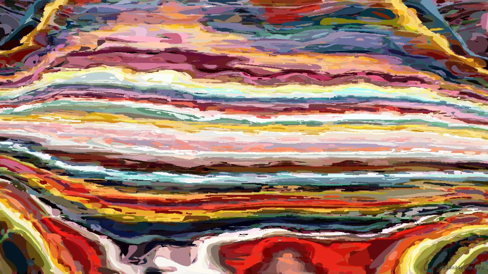 Image 'reflets &mdash; paint action sequence &mdash; vector efx 2 2'.